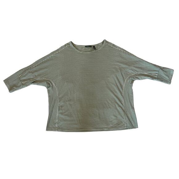 AnyBody Shirt Stripe Dolman Sleeve Women’s Size L - Picture 5 of 9